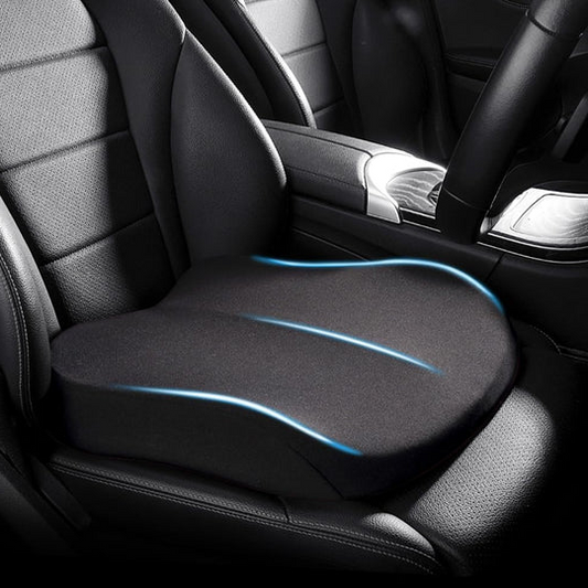 Royallure Car Seat Cushion - Ergonomic Memory Foam Booster for Enhanced Comfort and Visibility 1