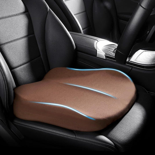 Royallure Car Seat Cushion - Ergonomic Memory Foam Booster for Enhanced Comfort and Visibility 11