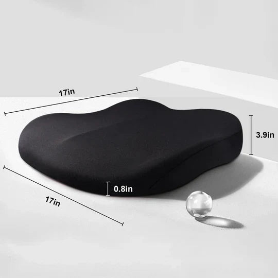 Royallure Car Seat Cushion - Ergonomic Memory Foam Booster for Enhanced Comfort and Visibility 2