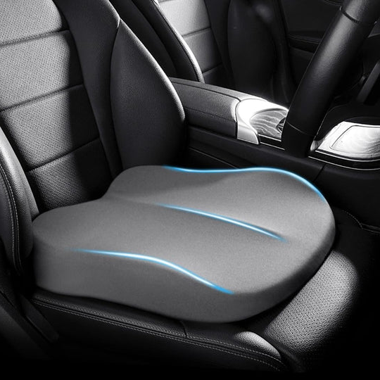 Royallure Car Seat Cushion - Ergonomic Memory Foam Booster for Enhanced Comfort and Visibility 9