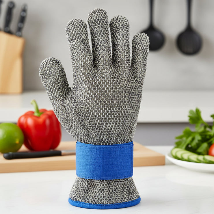 Royallure Cut Resistant Safety Gloves, Ergonomic Stainless Steel Work Gloves for Maximum Protection 0