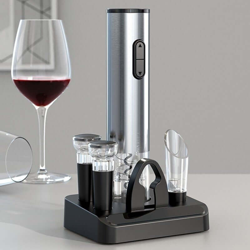 Royallure Electric Wine Opener Set with Rechargeable Battery, Vacuum Sealer & Pourer 0