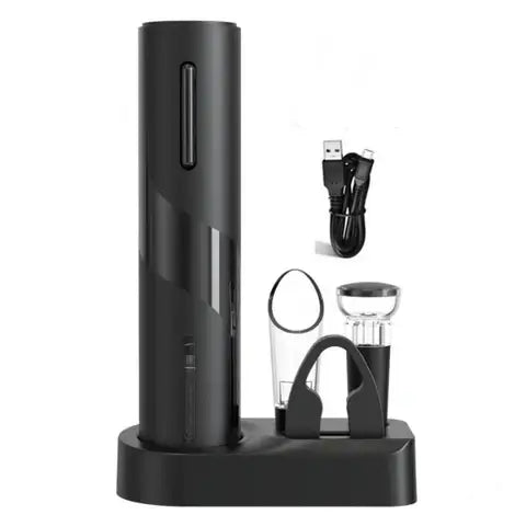 Royallure Electric Wine Opener Set with Rechargeable Battery, Vacuum Sealer & Pourer 7