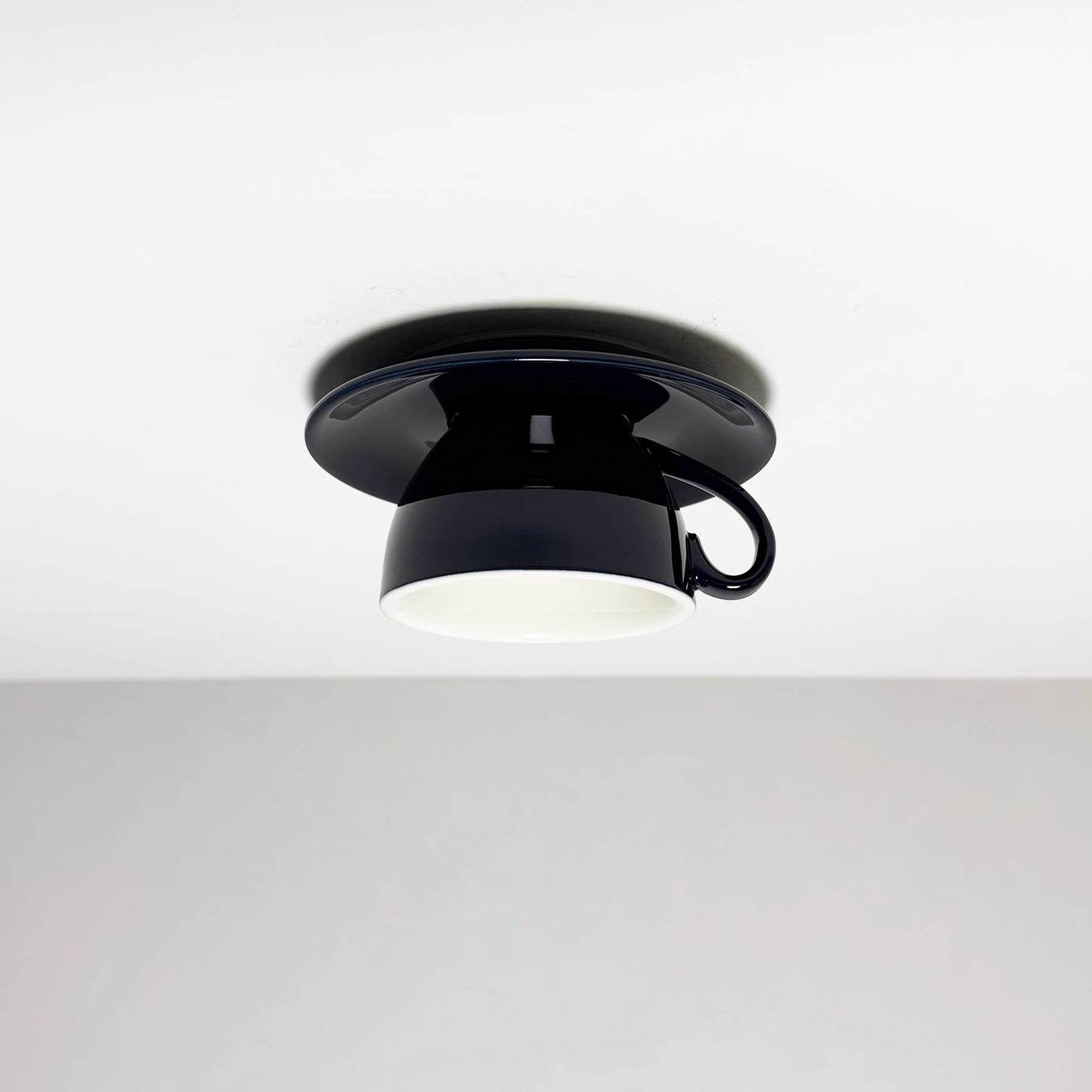 Royallure Flush Mount Ceiling Light Fixture - Coffee Cup Ceramic Design for Restaurant Cafe 11