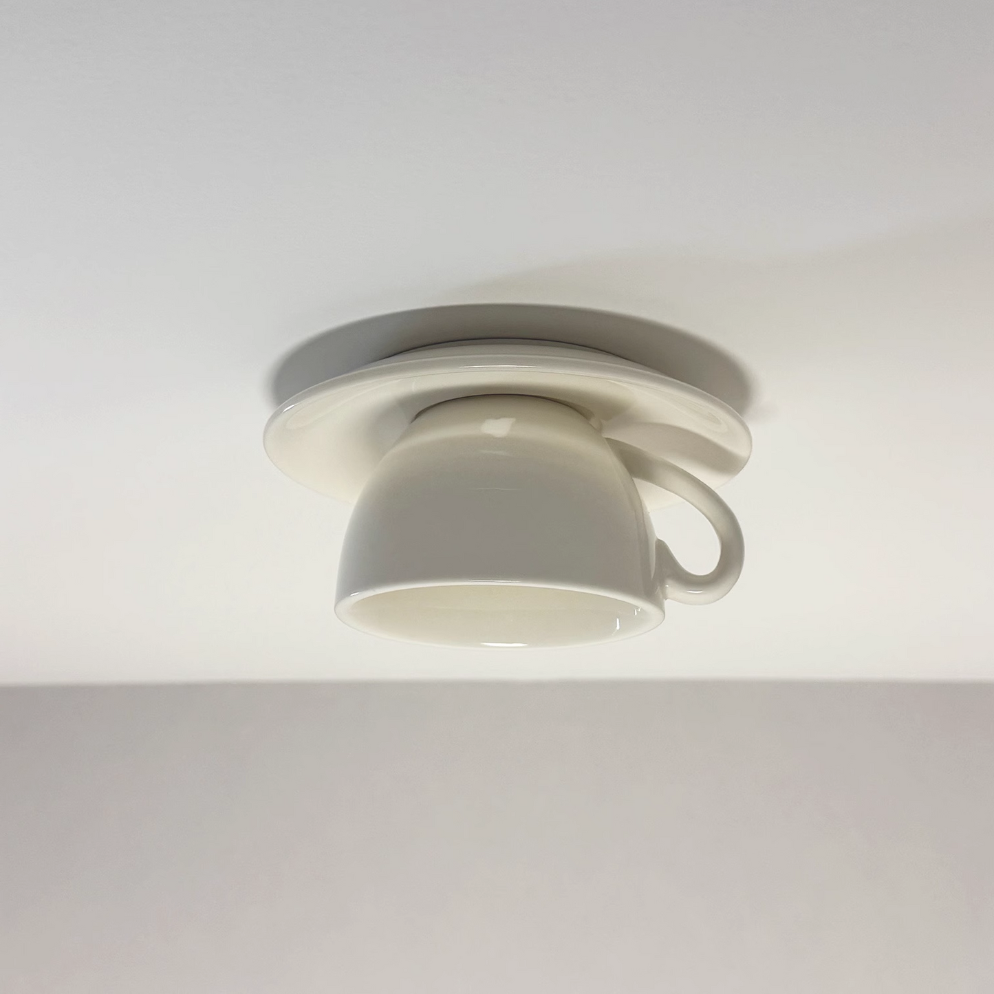 Royallure Flush Mount Ceiling Light Fixture - Coffee Cup Ceramic Design for Restaurant Cafe 13