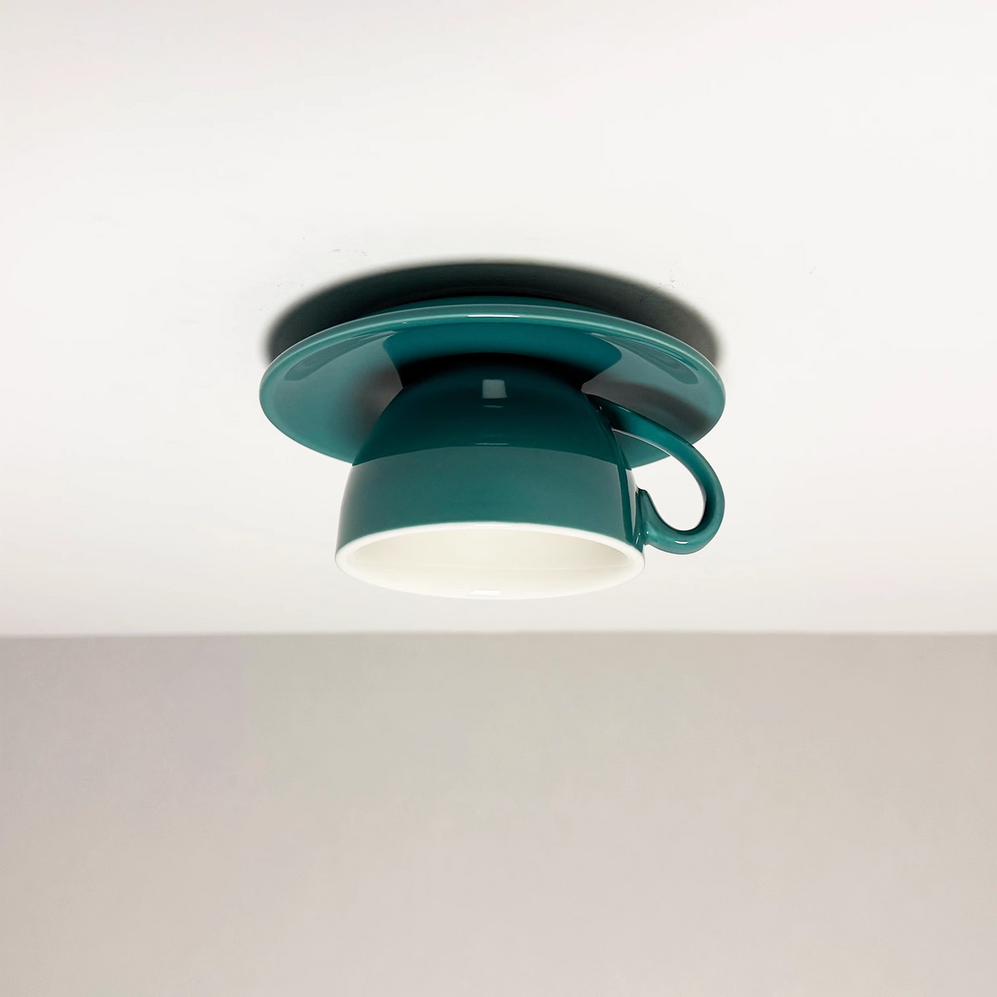 Royallure Flush Mount Ceiling Light Fixture - Coffee Cup Ceramic Design for Restaurant Cafe 15