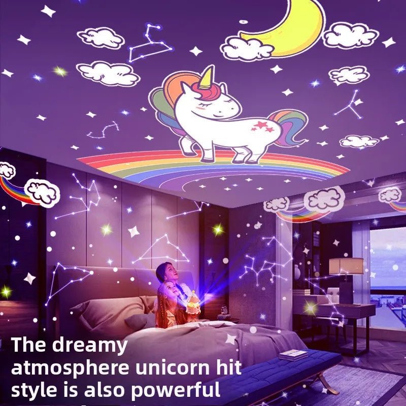 Royallure Galaxy Lamp Night Light Projector with 12 Themes and Music Function 3