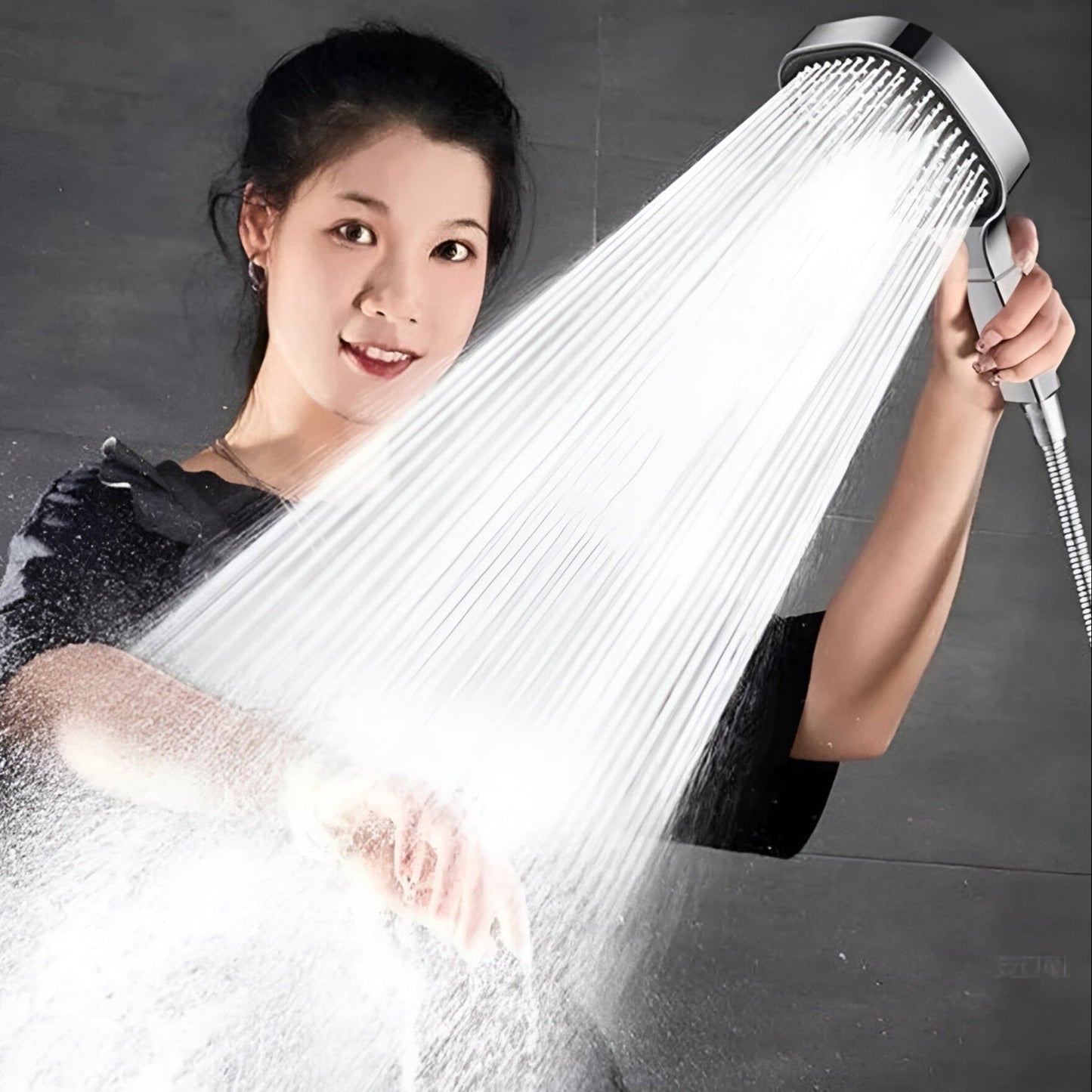 Royallure High-Pressure Shower Head with Turbo Boost & Filtered Rainfall Spray 0