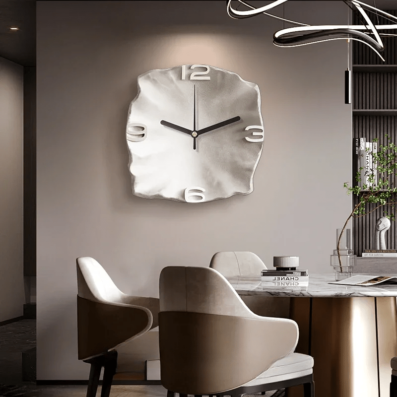Royallure Large Modern Wall Clock with 3D Relief Design - Silent Quartz Decor 20-Inch 7