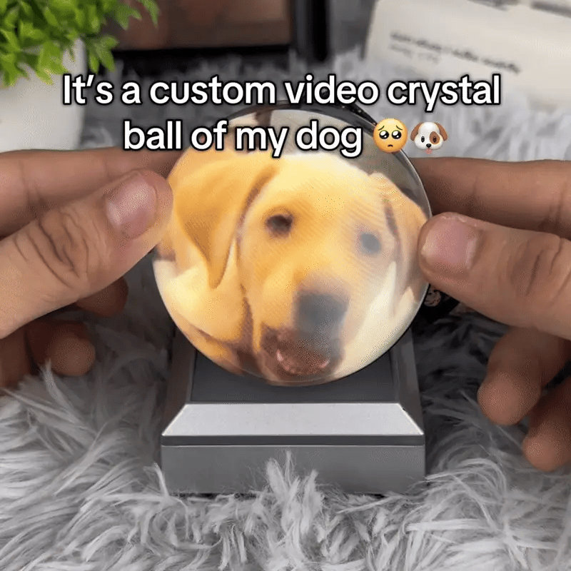 Royallure Memory Orb – Custom Video Sphere with 360° Sound & USB Upload 2