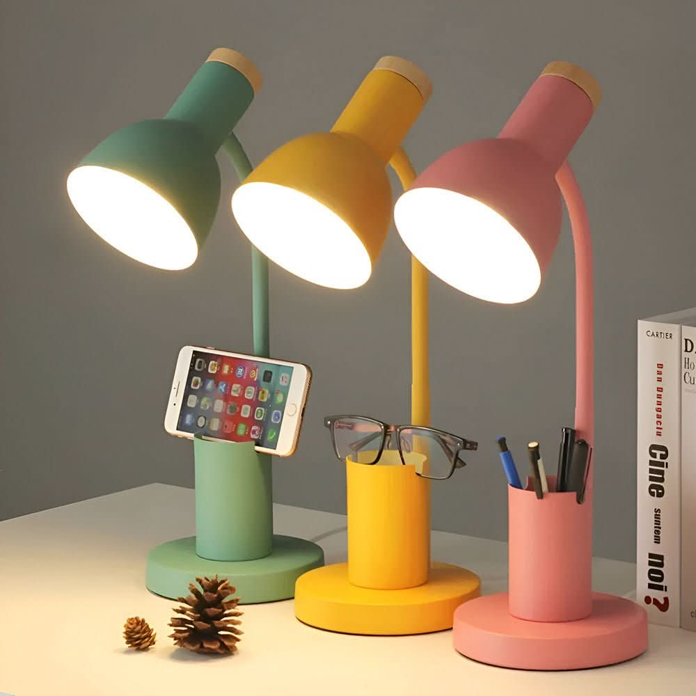 Royallure Modern LED Desk Lamp with Adjustable Color Modes and Pen Holder 1