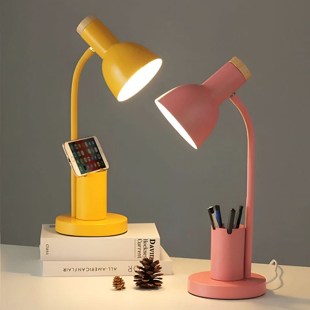 Royallure Modern LED Desk Lamp with Adjustable Color Modes and Pen Holder 2