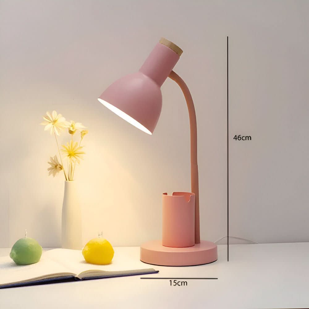 Royallure Modern LED Desk Lamp with Adjustable Color Modes and Pen Holder 8