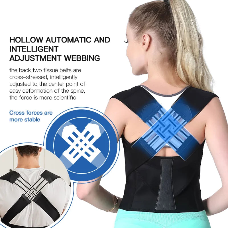 Royallure Posture Corrector Belt for Back Support and Pain Relief - Adjustable Fit 4