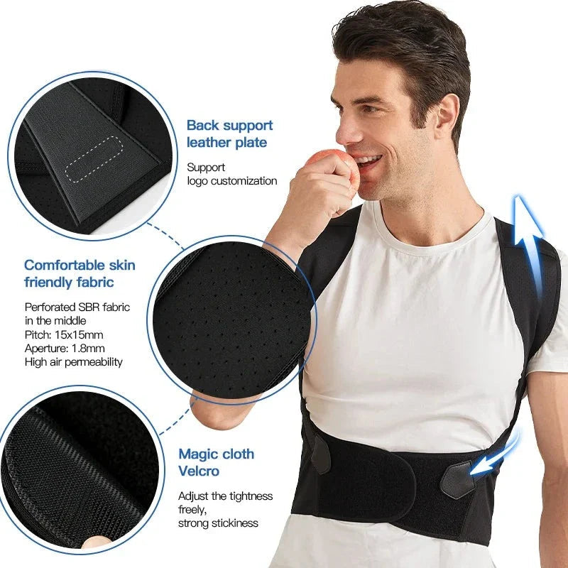 Royallure Posture Corrector Belt for Back Support and Pain Relief - Adjustable Fit 6