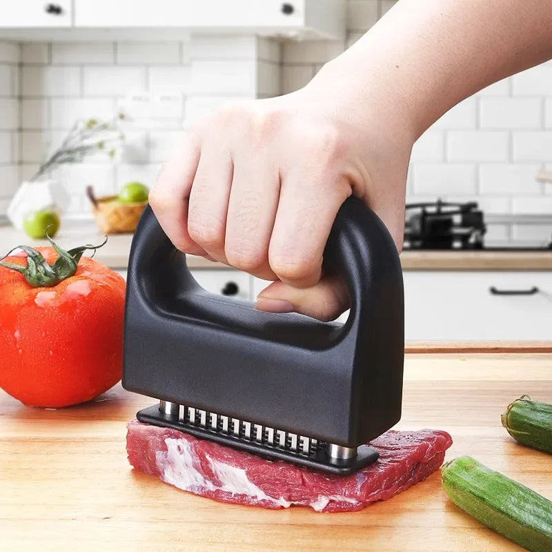 Royallure Premium Stainless Steel Meat Tenderizer - Effortless Tenderizing for Juicy, Flavorful Cuts! 1