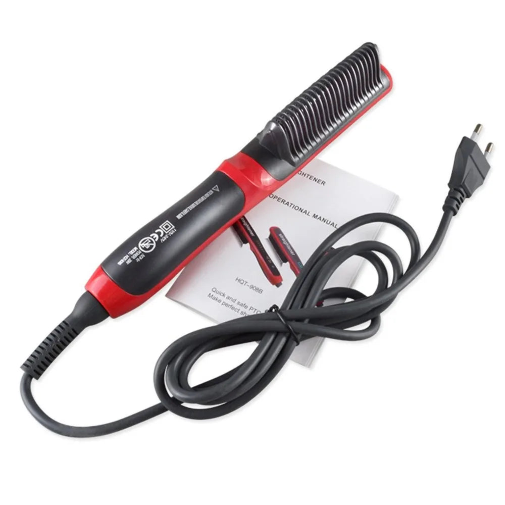 Royallure Professional Hair Straightening Brush with Adjustable Heat Settings for Shiny, Healthy Hair 7