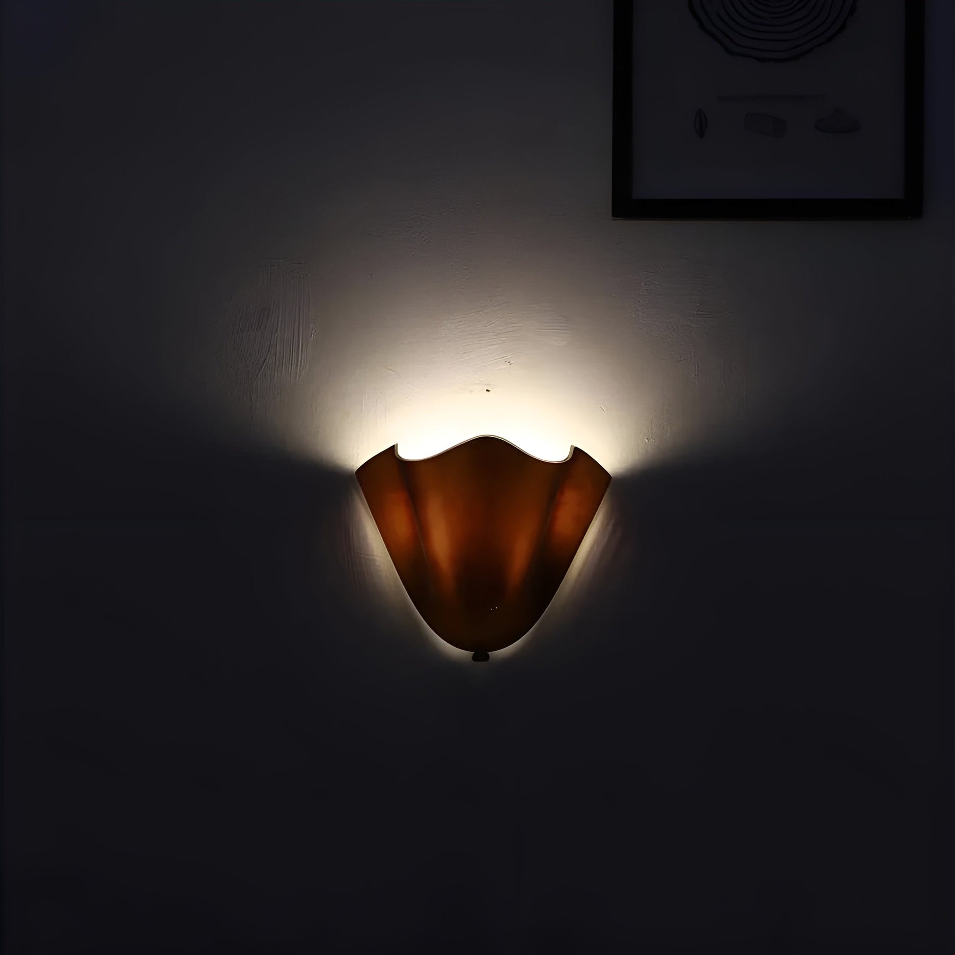 Royallure Retro Stained Glass Wall Sconce with Warm LED Light for Elegant Home Decor 2