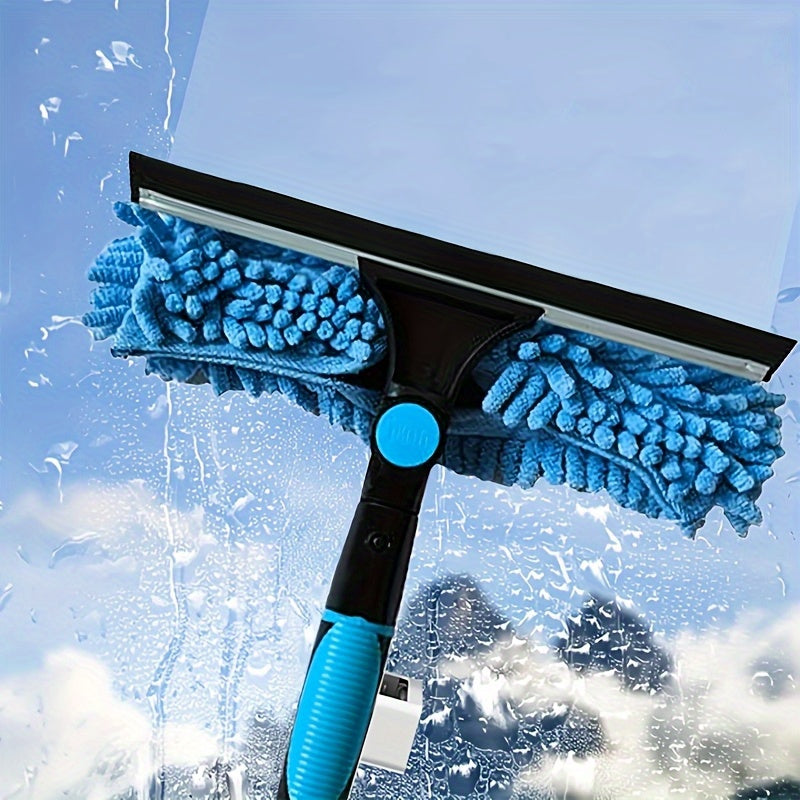 Royelux 2-in-1 High Window Cleaning Kit with Extendable Poles & Squeegee 2