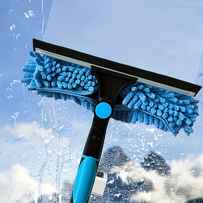 Royelux 2-in-1 High Window Cleaning Kit with Extendable Poles & Squeegee 2