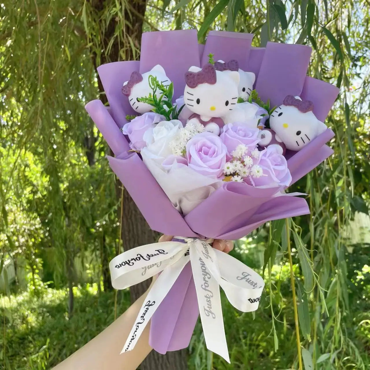 Royelux Hello Kitty Flower Bouquet – Creative Gift for Birthdays & Special Occasions 5