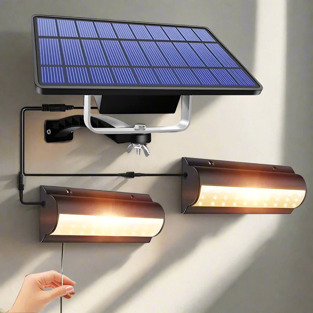 Royelux Solar Shed Pendant Light - Durable LED Lamp with Pull Wire Switch 1