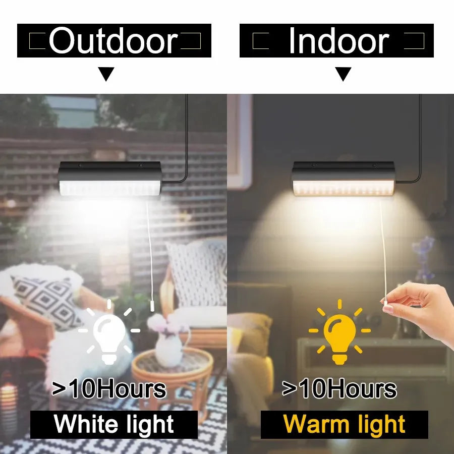 Royelux Solar Shed Pendant Light - Durable LED Lamp with Pull Wire Switch 2
