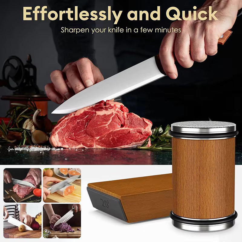 Sovere Professional Knife Sharpener with Grinding Roller for Precision Sharpening