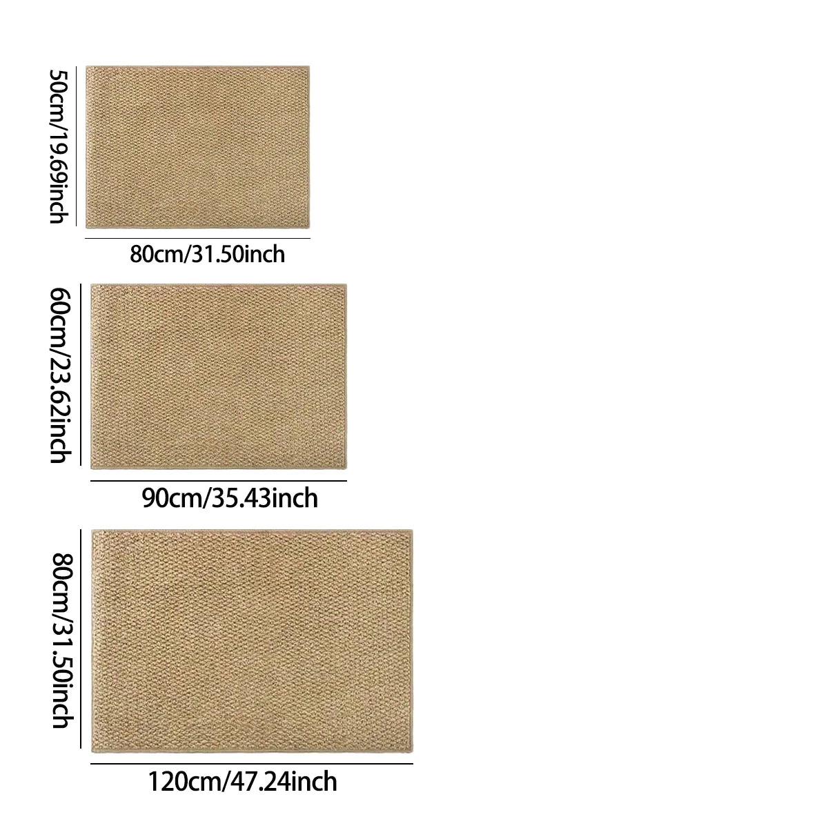 Sovere Washable Door Mat Indoor, Absorbent Anti-Slip Entry Rug for Hallways