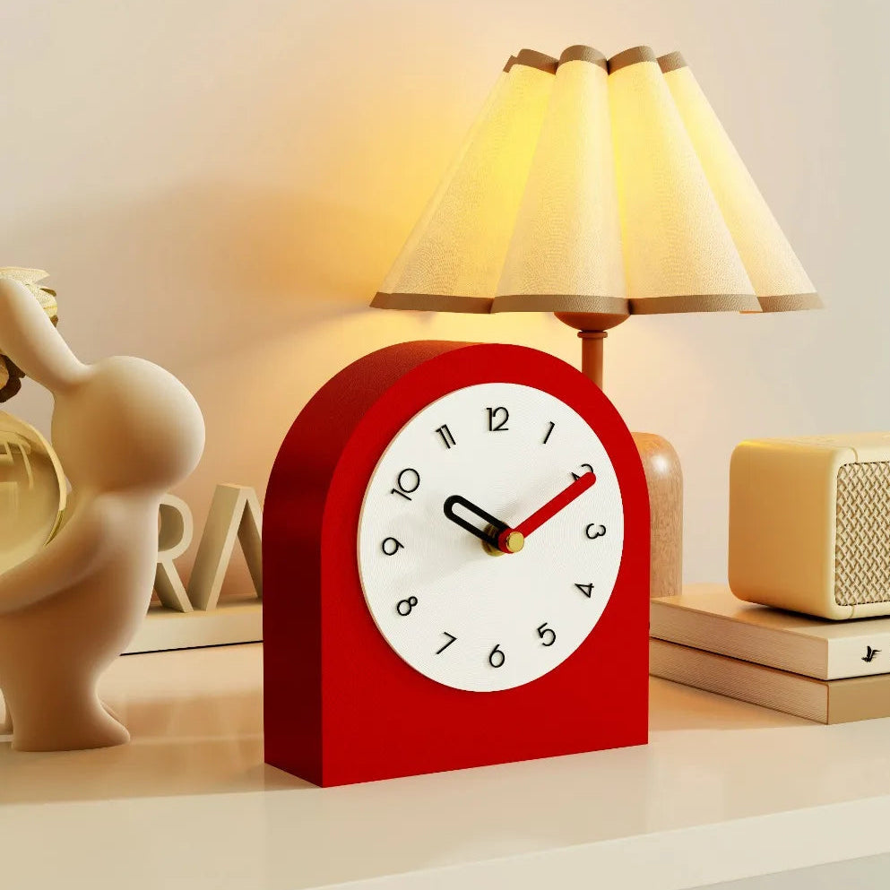 Royelle Modern Arch Pendulum Clock - Versatile Desktop & Wall Decor