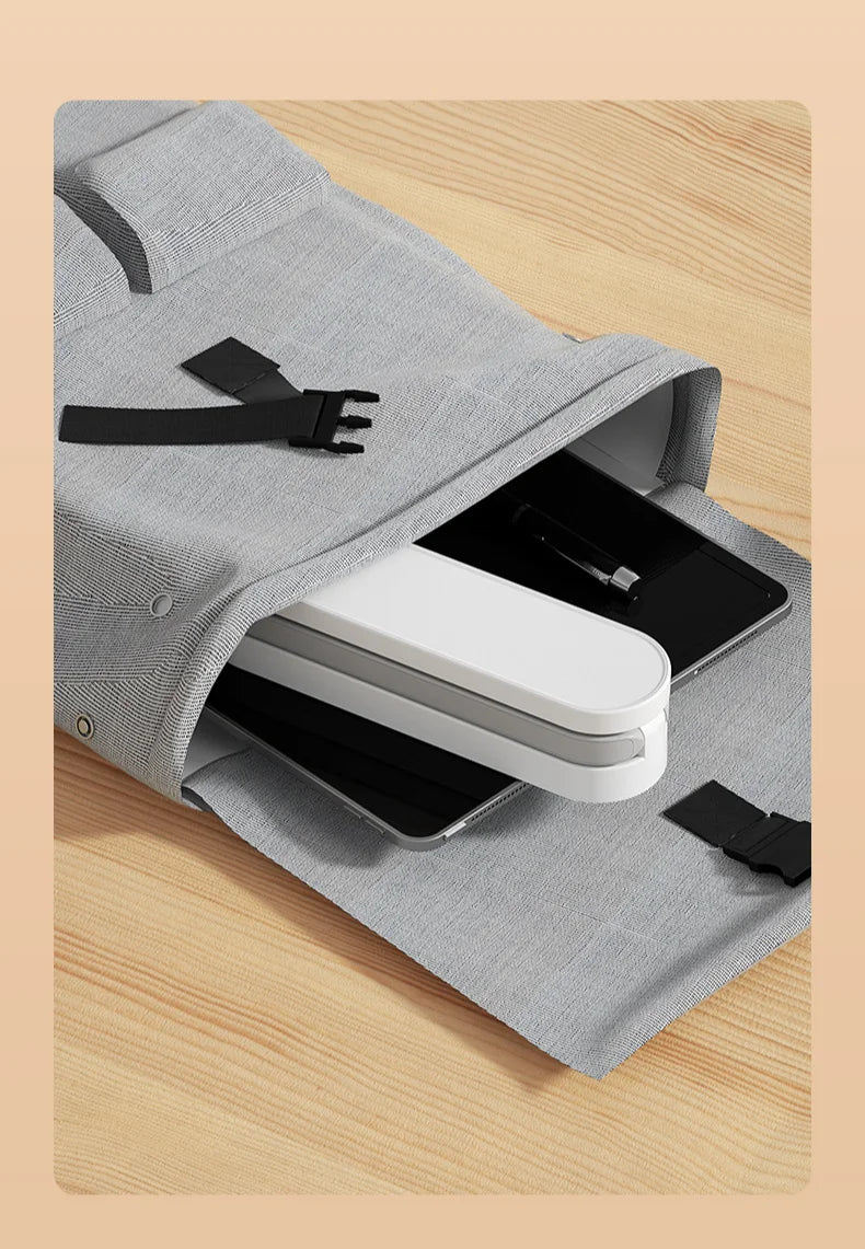 Sovere Adjustable Rechargeable Desk Lamp, Cordless Foldable Table Light with Dimmable Brightness