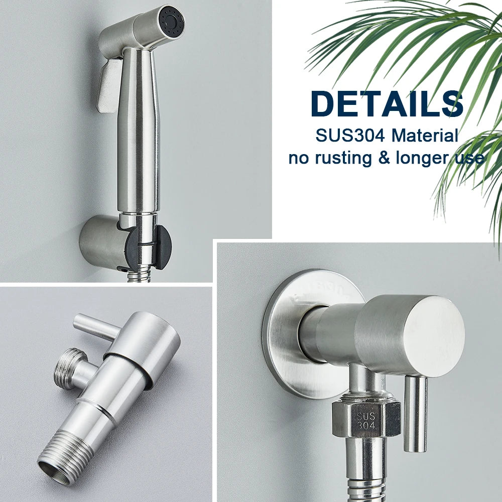 Sovere Handheld Bidet Sprayer with Adjustable Water Flow for Bathroom Hygiene