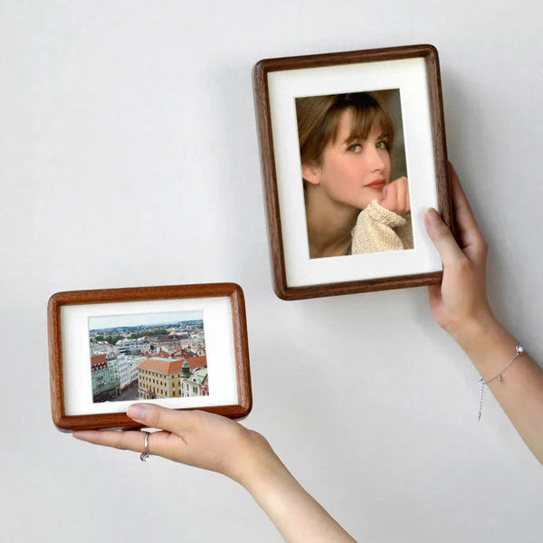 Eloria Wooden Picture Frame for Wedding & Portrait Photos - Multiple Sizes