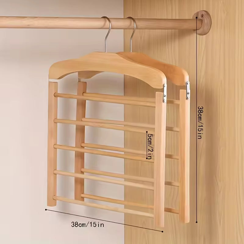 Sovere Multi-Bar Trouser Organizer Hanger for Pants, Space-Saving Closet Storage