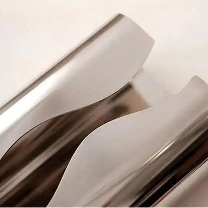 Royeva Modern Stainless Steel Napkin Holder - Polished Arch Design for Desktop