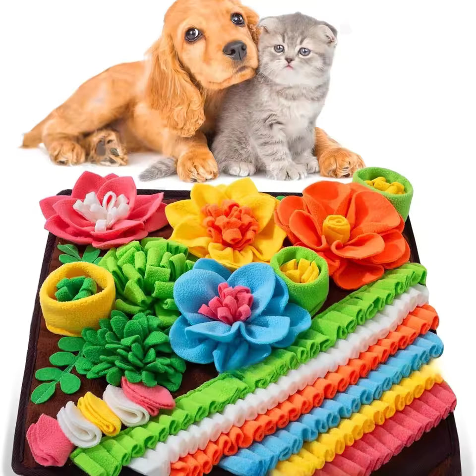 Sovere Snuffle Mat for Dogs - Interactive Sniffing Mat, Slow Feeder Puzzle Pad