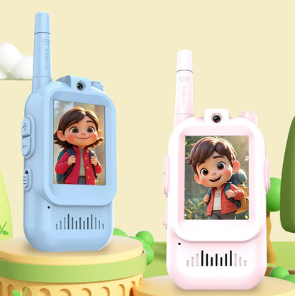 Sovere Kids Video Walkie Talkies with HD Camera, Rechargeable 2-Pack for Outdoor Fun