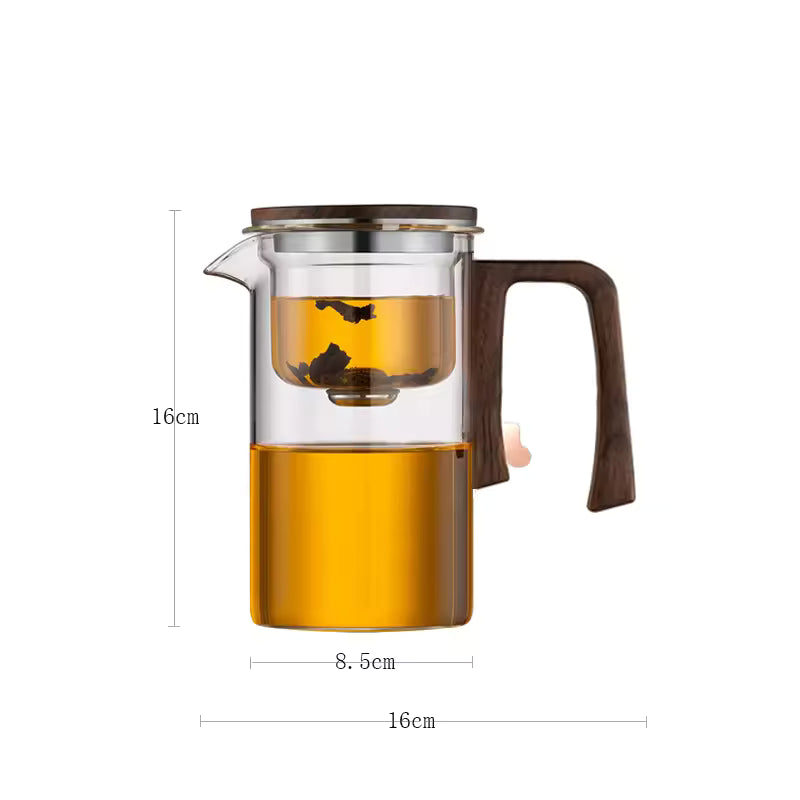 Royelle Borosilicate Glass Teapot with Removable Infuser for Loose Leaf Tea