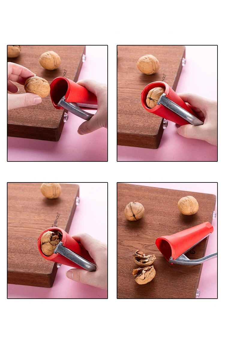 Sovere Lever Nutcracker Tool with Ergonomic Handle for Easy Shell Cracking