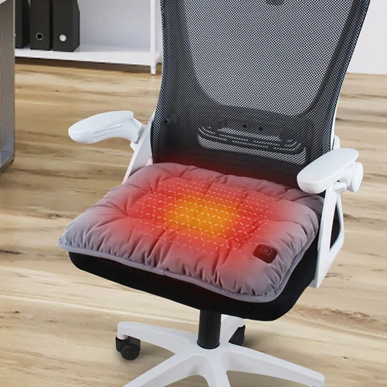 Sovere Heated Seat Cushion - 3 Temperature Settings and Rapid Heating for Home or Office