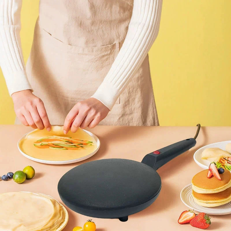 Sovere Electric Crepe Maker with Non-Stick Surface for Quick and Easy Cooking