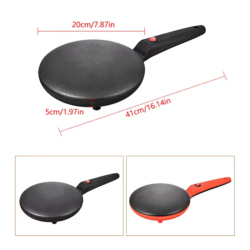 Sovere Electric Crepe Maker with Non-Stick Surface for Quick and Easy Cooking