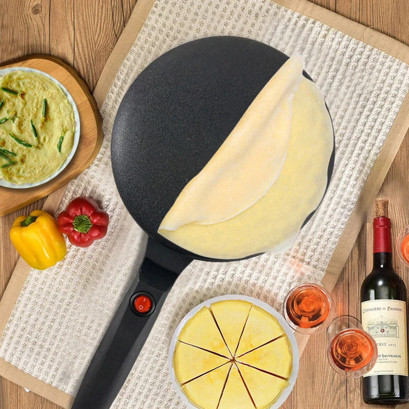 Sovere Electric Crepe Maker with Non-Stick Surface for Quick and Easy Cooking