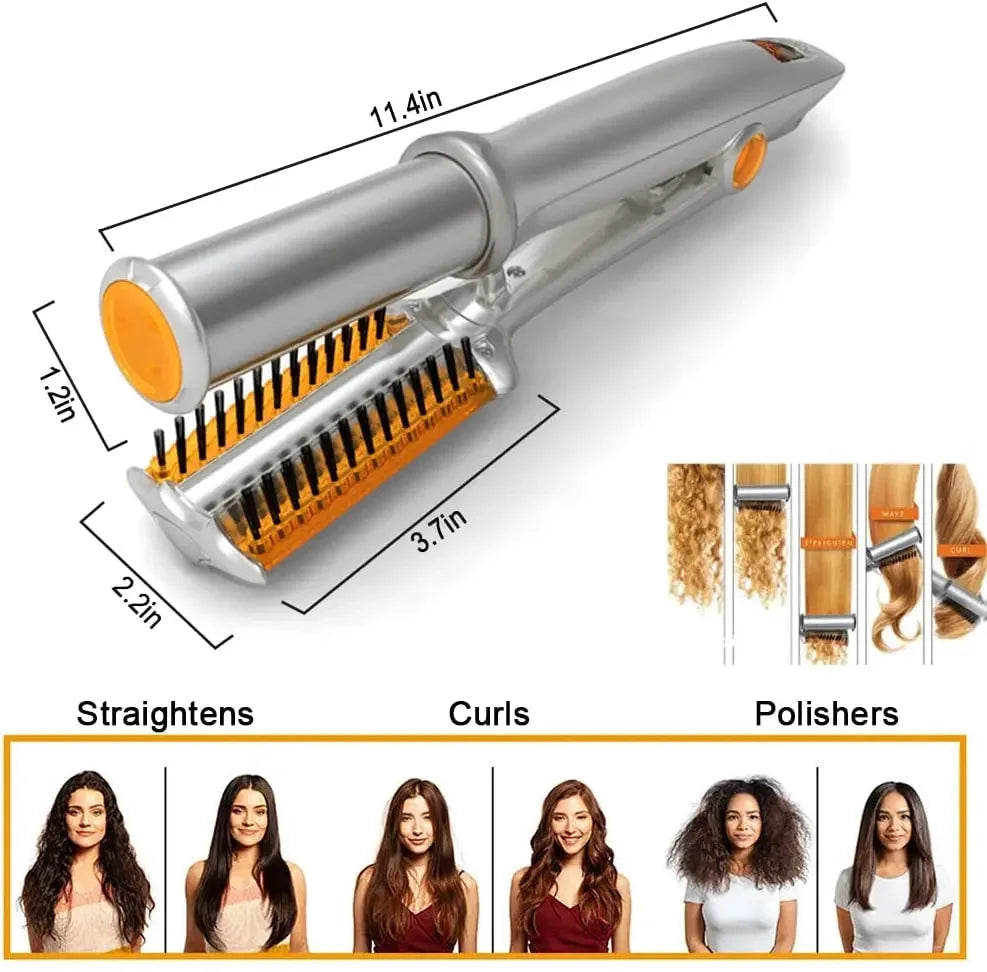 Eloria 2-in-1 Rotating Hair Brush for Professional Hair Styling