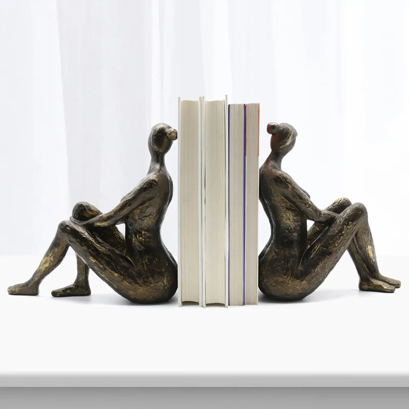 Royora Abstract Thinker Sculpture for Modern Home Decor-Resin Figurine