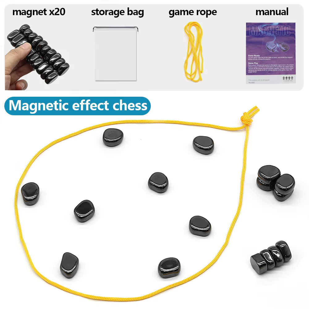 Sovere Magnetic Travel Chess Set - Compact Portable Chess Board for All Ages
