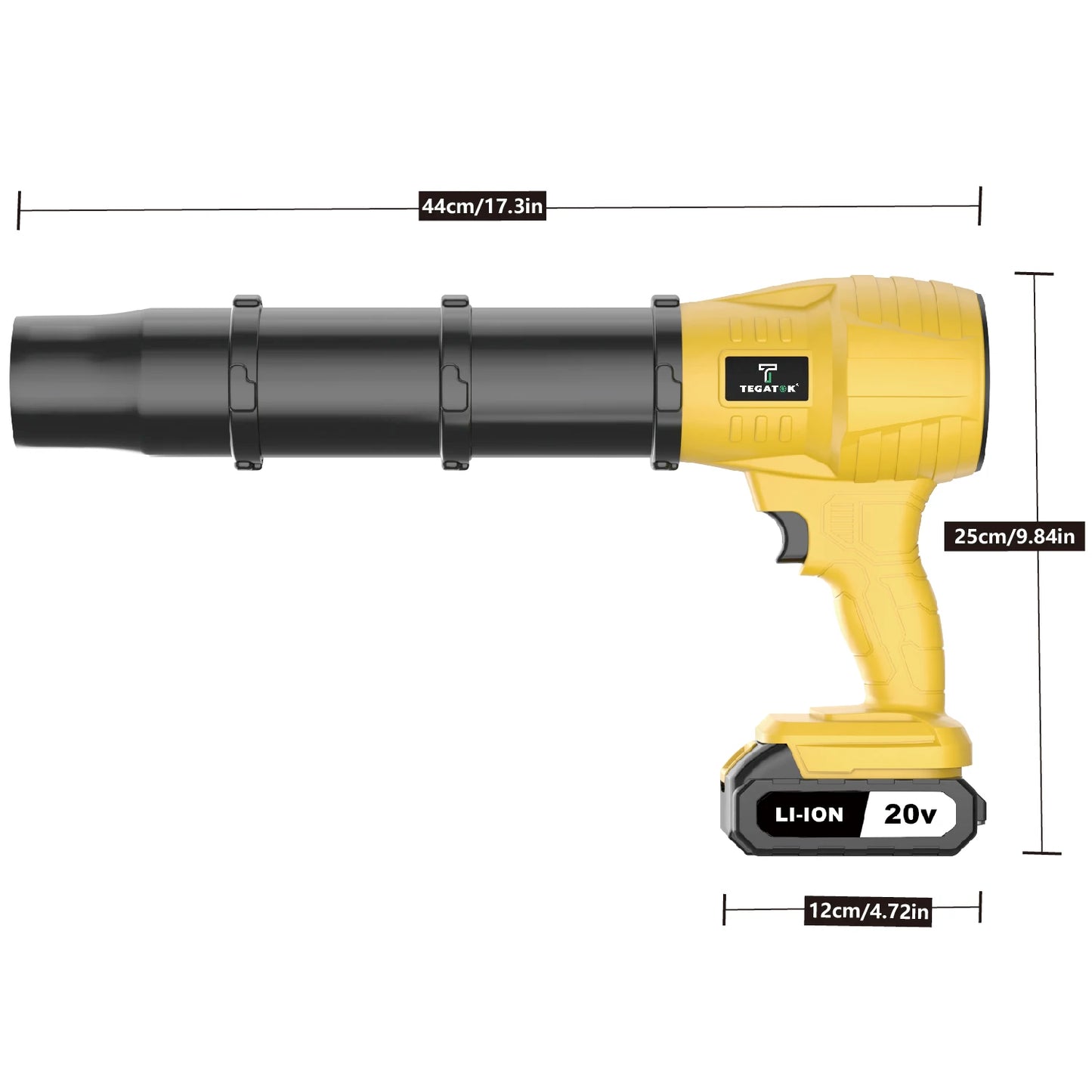 Sovere Cordless Leaf Blower with High Pressure Airflow for Quick Outdoor Cleanup
