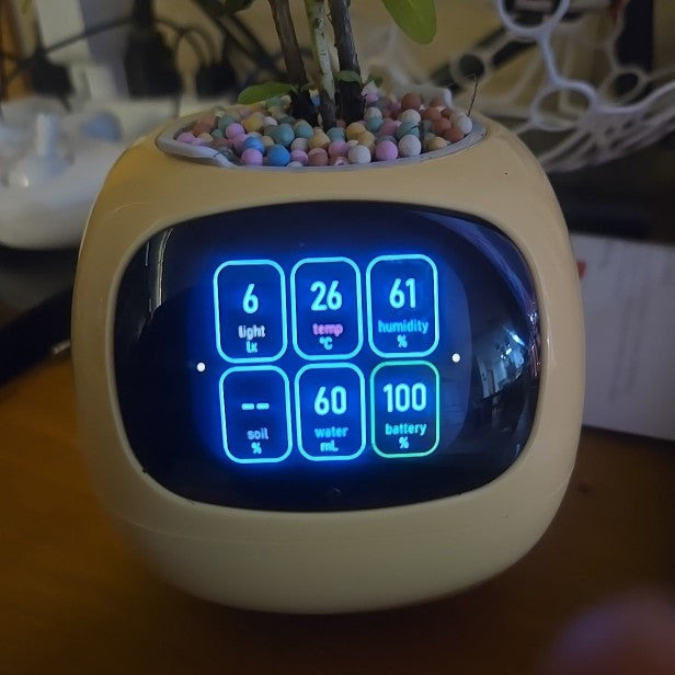 Novara Smart Self-Watering Indoor Plant Pot with App & Emoji Health Alerts