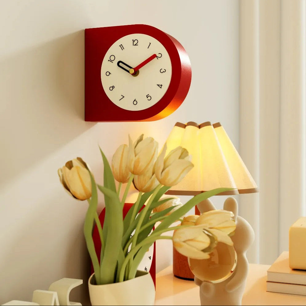 Royelle Modern Arch Pendulum Clock - Versatile Desktop & Wall Decor