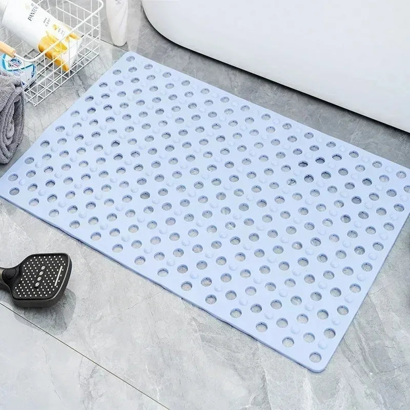 Sovere Non-Slip Shower Mat with Suction Cups and Quick-Drain Design for Safety